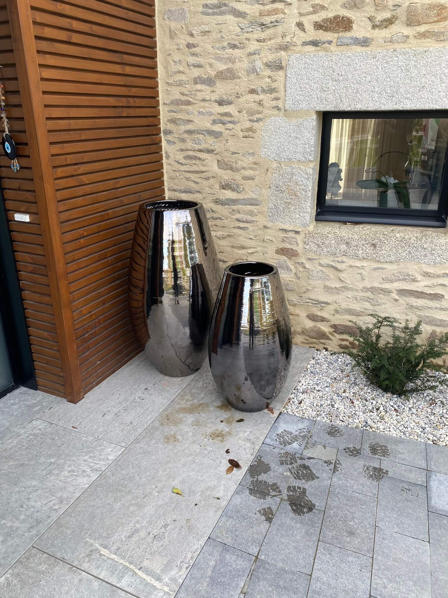 vases &quot;Aubergine&quot; de chez Poterie Goicoechea 