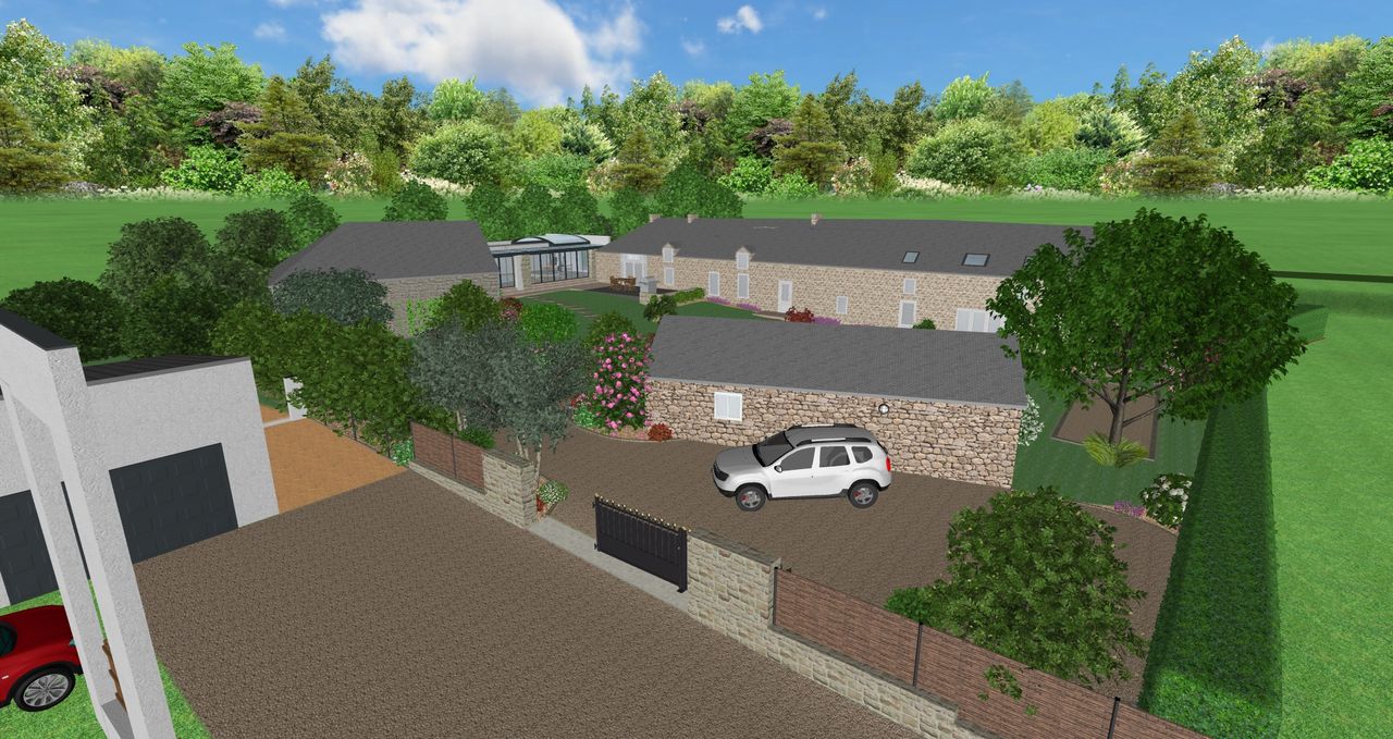 Projet 3D - Aménagement jardin