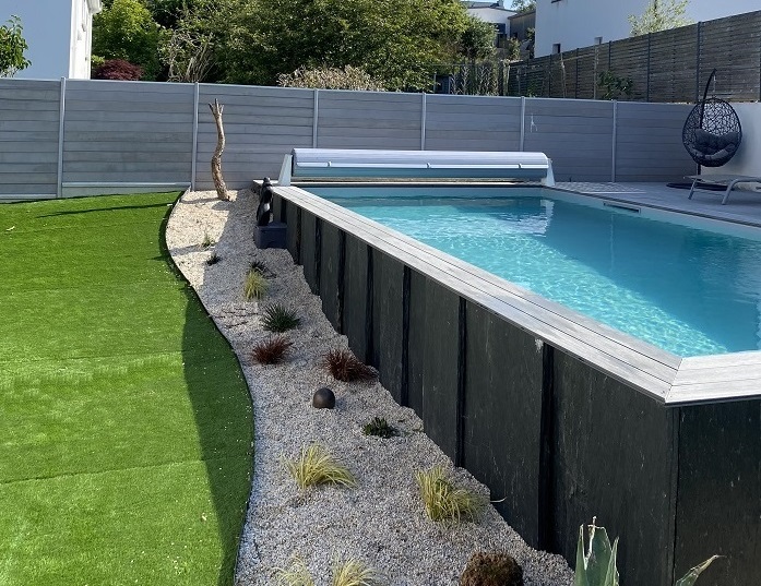 Éclairage de votre piscine Vannes, Lorient, Morbihan - David Paysage